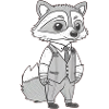 Geschäftiger Fuchs