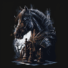 Cheval d’échecs chevalier