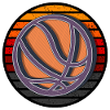 Basketball silhouette