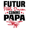 Futur Pilote d'avion comme Papa