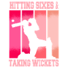 Joueuse de cricket drôle