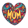 Mother's Day Heart Abstract