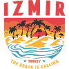 Izmir Turkey palm design