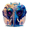 Cooler Elefant