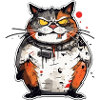 Freche Katze
