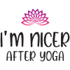 I'm Nicer After Yoga