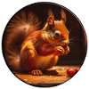 Squirrels are cuddly rodents
