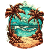 Insel Urlaub Strand Geschenk