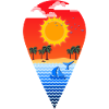 Paradise Icon (Beach, Sea)
