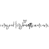 "Heart" - lettering in 5 languages