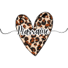 marraine coeur léopard tendance