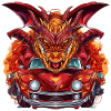 Drachen Auto