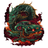 Drachen Auto