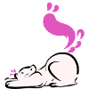 Kitty stretching