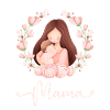 Mama Mutter Kind Blumen Mutterliebe