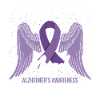 Purple Ribbon | Alzheimers Awareness