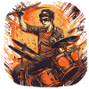 Drummer orange