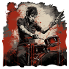 Drummer red