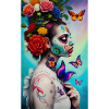 ARTWORK Flower Power Girl