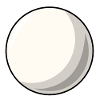 Billiards white billiard ball