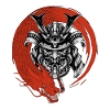 Samurai und Drache