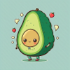 Friendly avocado - Cutefruitz