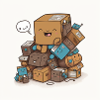 cute pile of packages