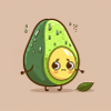 Shy Avocado - Cutefruitz