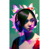 ARTWORK Casque Fille Lea