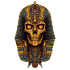 Farao Egypten kranium dødsmaske gave