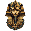 Farao Egypten kranium dødsmaske gave
