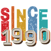 Since 1990 retro