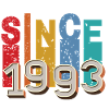 Since 1993 retro