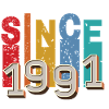 Since 1991 retro