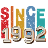 Since 1992 retro