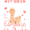 Llama Fluffy Fur Wool