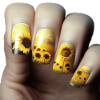 Sunflower Fingernails Gift