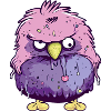 Grumpy bird