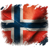 Norwegen Flagge