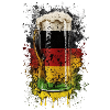Deutschland Bier Flagge
