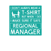 Make sure it's Regional Manager