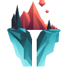 Low Poly Waterfall