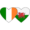 Ireland Wales Flag Heart