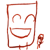 Happy fellas (white)