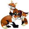 fox with young