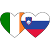 Ireland Slovenia Flag Heart