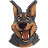 Defeated Shepherd Dog