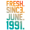 June 1991 Birthday