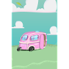 Pink Caravan cartoon