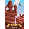 Bryce canyon Utah travel poster